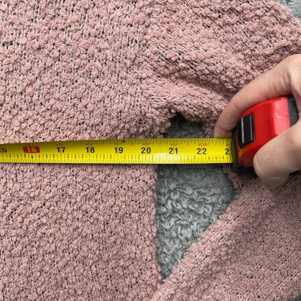 Suéter Social Standard Sanctuary Mujer Grande Rosa Grueso Tejido Cara Crew Foto 3 de 4