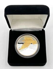 Alaska Mint 2011 Official State Seal Medallion 1oz 999 Fine Silver Gold Relief