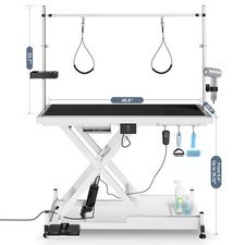 Professional Electric Dog Pet Grooming Table Heavy Duty X-Lift Adjustable 50"
