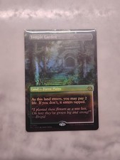 MTG Temple Garden - Foil - Borderless, NM-Mint, English Lorwyn Eclipsed