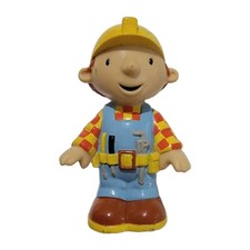 BOB The BUILDER Figure TOY Early 2000  s CONSTRUCTION Hard HAT Man 2.5 Inches