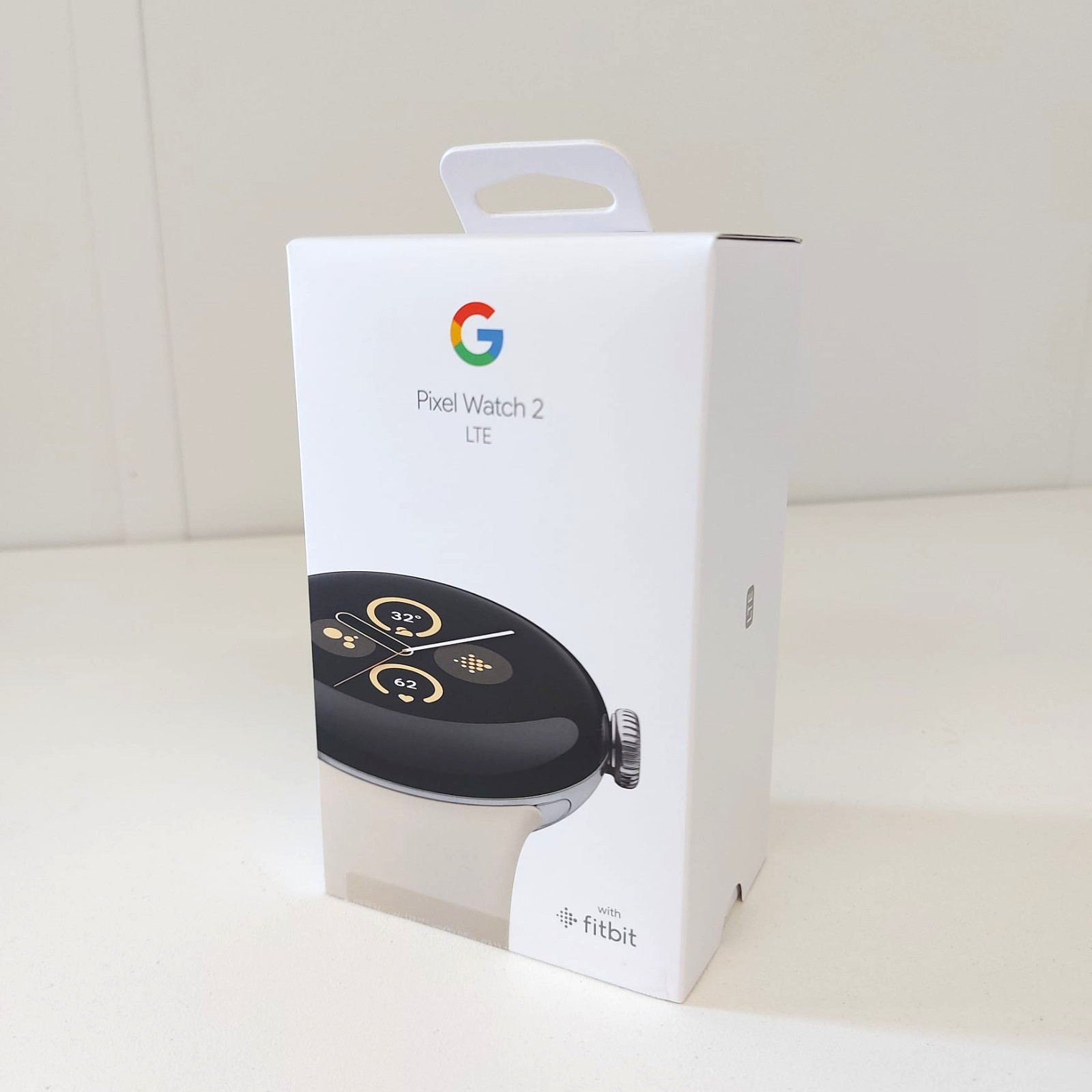 Google Pixel Watch 2 LTE 4G Smart Watch Silver Case Porcelain Band GA05027-GB