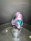 Vintage Schmidt Rhea Studio Art Glass Hand Blown Pyramid Paperweight - Signed — photo 8