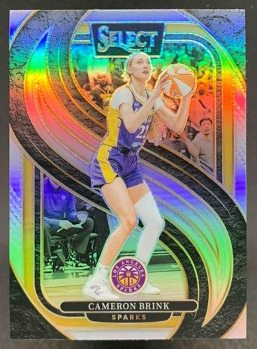 Cameron Brink 2025 Panini WNBA Select Premier Level Silver Prizm RC Sparks
