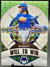 2022 Panini Mosaic Baseball Bo Bichette Toronto Blue Jays Green Mosaic Prizm WW4