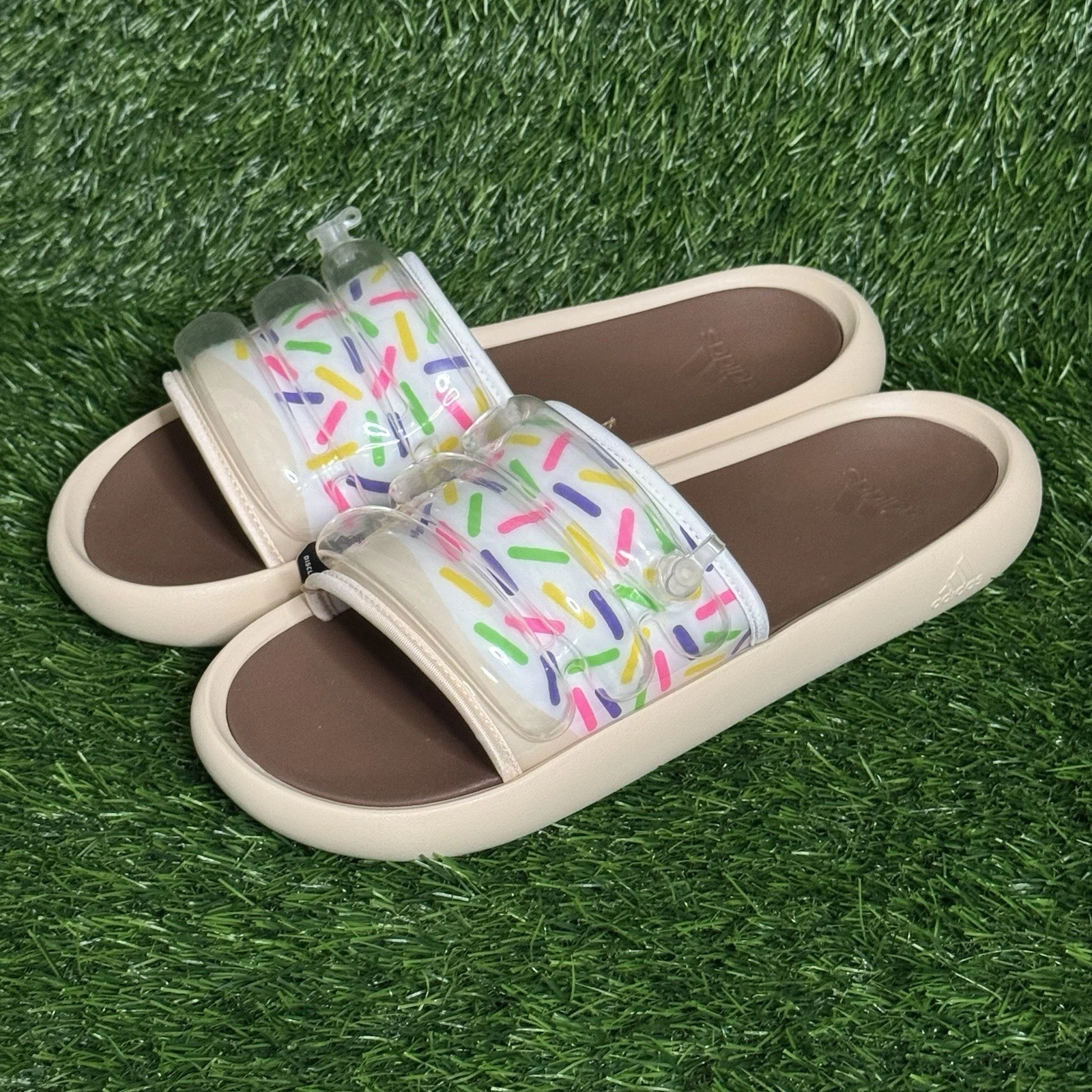 Taglia 11 Scivoli da uomo Adidas Adilette Zplaash Sprinkles slip on casual IE5767