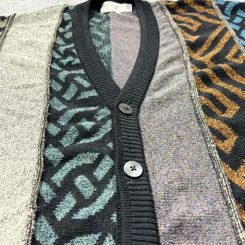Vintage St. Croix Knits Cardigan Men’s Medium 90s Wool Blend Coogi Style USA M - Picture 4 of 9