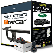 Für LAND ROVER Range Rover Velar L560 Anhängerkupplung starr +eSatz 7pol uni 17-
