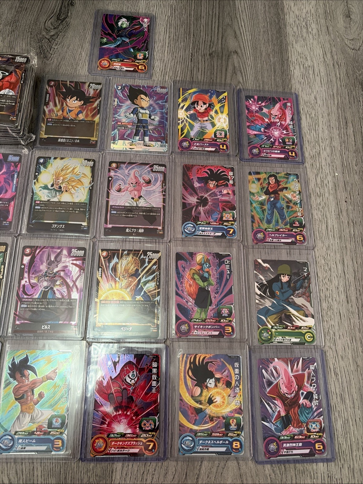 Dragon Ball Z Trading Cards Rares and Foils Bundle Job Lot view 4