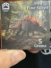 Pan Silver Stegosaurus Dinosaur 5 gram Silver bar  unopened in Celo