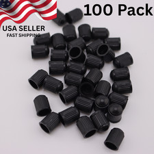 100 Pack Universal Tirewheel Valve Stem Caps Anti Airleak. Cars Bicycles Etc
