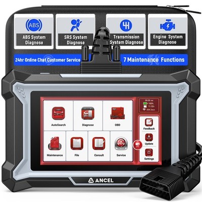 ANCEL DS100 Free Update Car OBD2 Scanner 7 Reset 4 System Auto Diagnostic Tool