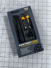 SIG SAUER FOXTROT-EDC Full-Size Rechargeable Flashlight, 1,350 Lumens, Black New