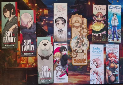 Goodies - 10 marque pages - Manga - Grand Blue - Erio - Touhou-Spy x Family... - Photo 1/4