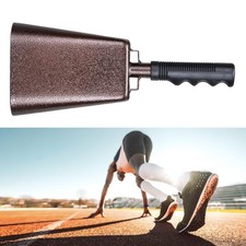 10 Inch Iron Cowbell Handheld Noise Maker With Comfortable Rubber Grip