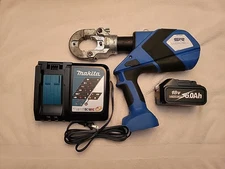 SHERMAN-REILLY Crimping Tool SRK6FX 18V New Makita Rapid Charger, & 6ah Battery