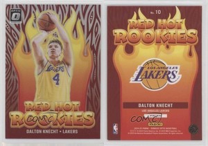 2024-25 Panini Donruss Optic Red Hot Rookies Holo Prizm Dalton Knecht #10 RC