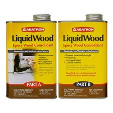 LiquidWood 2 Pint Kit   2-Part Structural Epoxy Wood Hardener and Consolidant...