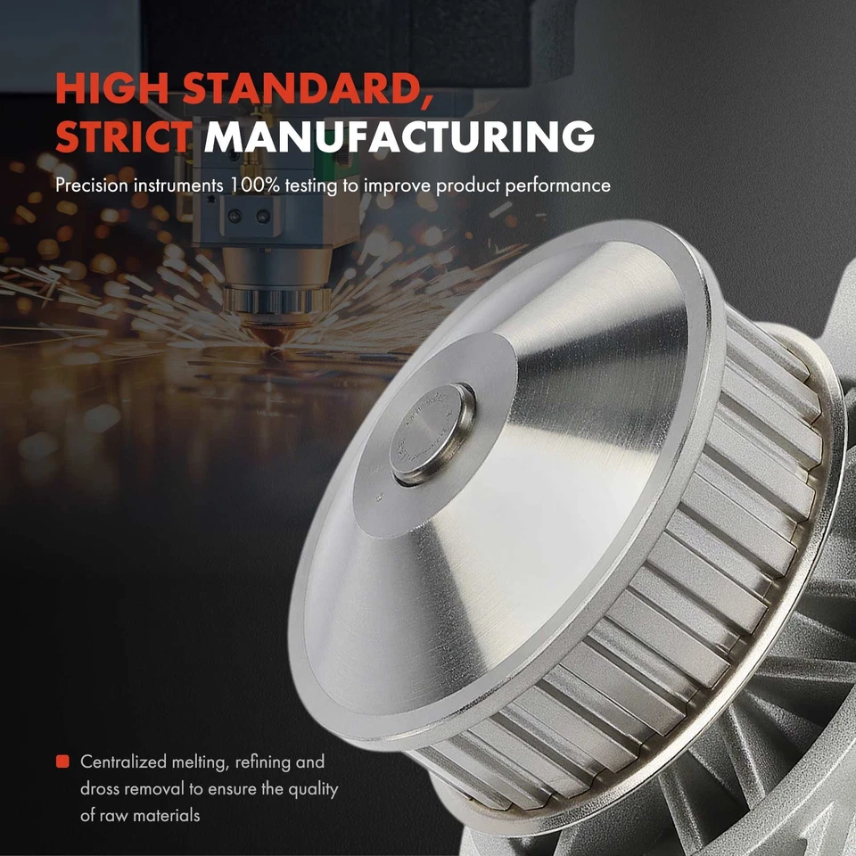 Nueva bomba de agua del motor con polea para Audi 90 4000 80 Quattro cupé Volkswagen Foto 3 de 4