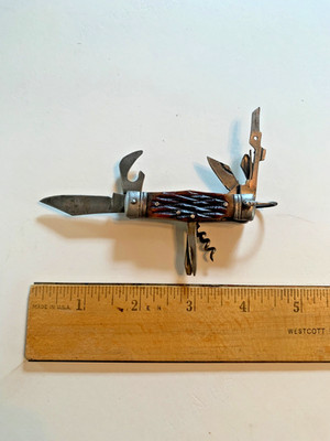 Small Antigue Pocket Knife KORIUM Multi-Function & Tools