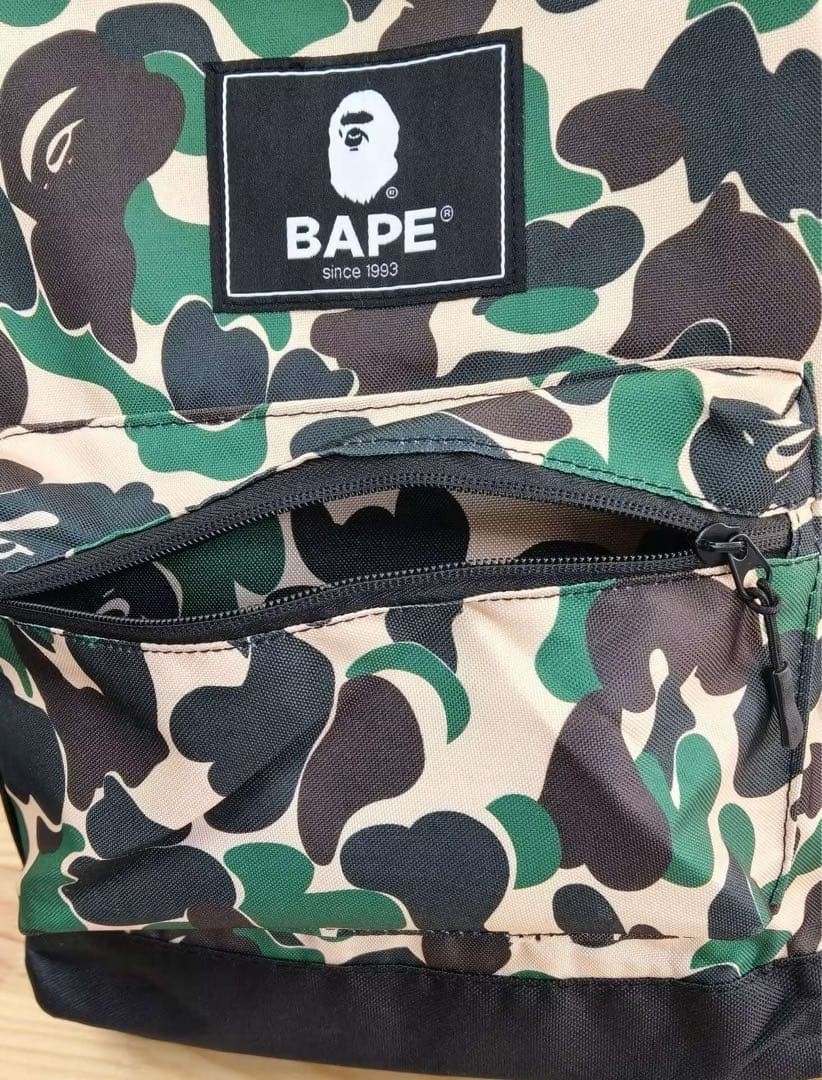 A BATHING APE Backpack Backpack Camo Pattern BAPE… - image 4