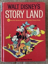 1962 Walt Disney’s Story Land: A Golden Book 55 Disney Stories Color Illustrated