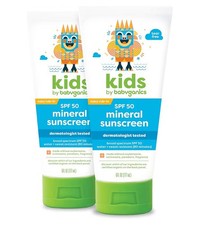 Babyganics SPF 50 Kids Sunscreen Lotion 2 Pack 6 FL Oz 10/2025