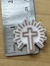 Cross Silicone Focal Bead For Beaded Pens Keychains Jewelry-