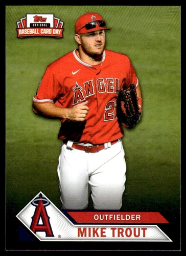 2021 Topps National Baseball Card Day #1 Mike Trout BASEBALL Los Angeles Angels