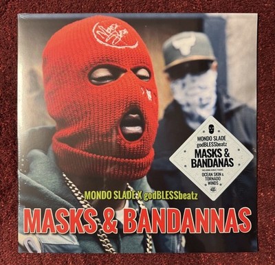 MONDO SLADE - Masks & Bandannas - Black Vinyl (LP) - Ltd. to 60 Copies - MINT