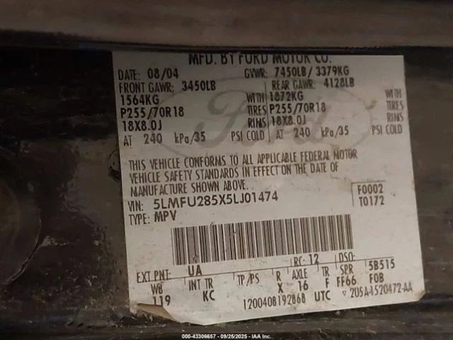 Roof Glass Fits 97-17 EXPEDITION 968231 - Image 3 of 4