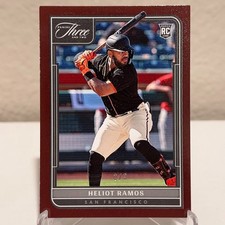 2022 Panini Three and Two Rookie RC Bases Loaded /3 Heliot Ramos #121 Giants