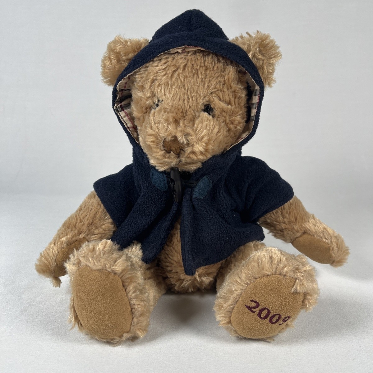 Burberry Fragrance Plush Teddy Bear 2009 with Dark Blue Jacket