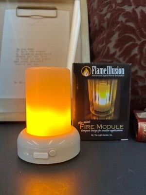 LIGHT GARDEN FLAME WAVE ILLUSION LED CANDLE MODULE Indoor/Outdoor NEW 571022