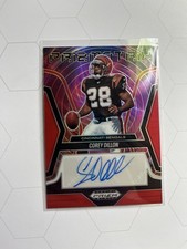 Panini 2025 Prizm Black Prizmatrix Red /99 Corey Dillon PS-CDN Auto Bengals NFL