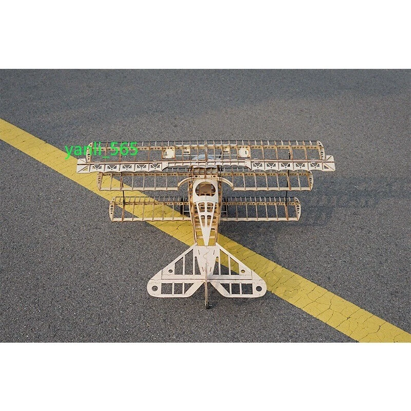 DIY Fokker Dr.I Red Baron Wood Plane Airplane Kit Model Toy Kits Wingspan 102cm- - Image 4 of 4