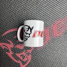 Rare Dodge Demon Coffee Mug Promotional Dodge Challenger Demon 170 Hellcat