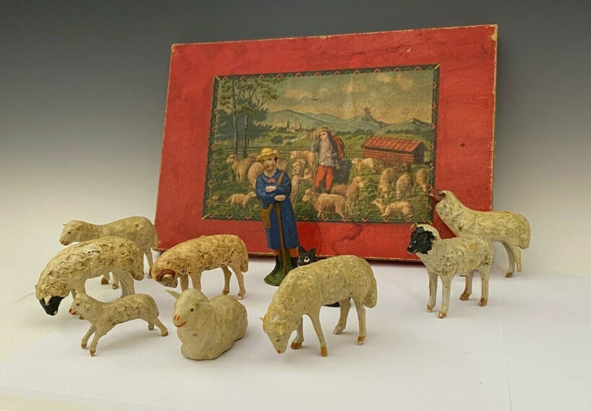 【プップ さま】* antique sheep ✵ * 鈴をつけた小さな 羊さん プップ さま】* antique sheep ✵ * 鈴をつけた小さな 羊さん