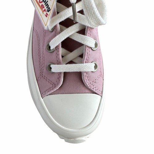 ⭐Converse Run Star Hike Hi Men shoes 9 Dusty Pink Embroidered Flower Bow A09781C - Picture 7 of 11