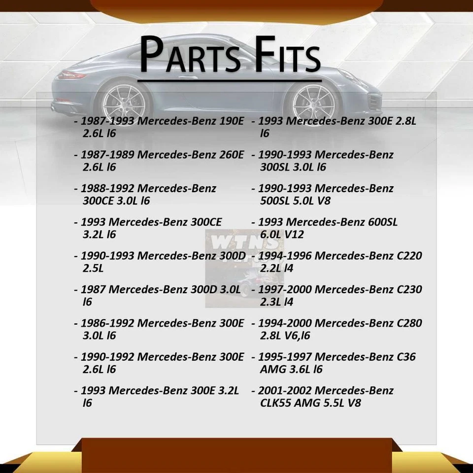 Fits 1987 1988 1989 1990 1991 Mercedes-Benz 190E URO Suspension Sway Bar Bushing - Image 2 of 4