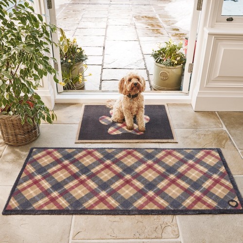Alfombra Abrazo (Pata Tartán) Trampero de Suciedad Alfombra de Puerta y Corredor Lavable a Máquina - Imagen 4 de 9
