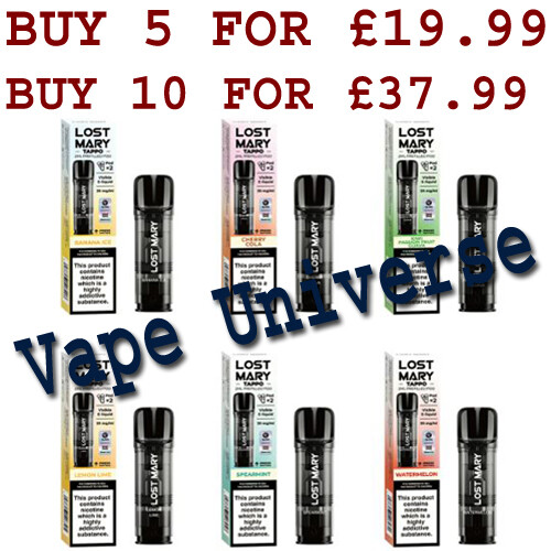 Lost Mary Tappo Pod Pods | 20mg Vape Juice | 600 puffs | 750mAh | Fast  Dispatch