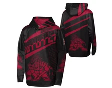 NHL Youth Arizona Coyotes Home Ice Black Pullover Hoodie - Large