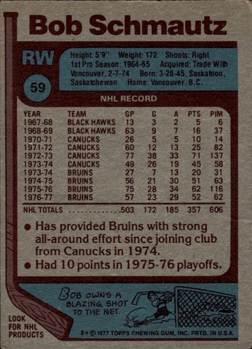 1977-78 TOPPS NHL Card Set Break #1-#264 — You Choose! Rookies, Stars & Commons - Picture 59 of 315