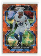 KENNETH MURRAY #172 2021 PANINI PRIZM CHARGERS ORANGE ICE