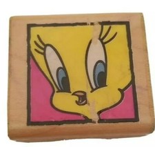 Tweety Bird looney Tunes Rubber VTG Stampede 1992 462-C Tweety's Portrait