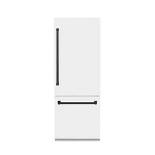 ZLINE NEW 30 BUILT-IN WHITE STAINLESS STEEL REFRIGERATOR ICEWATER RBIVZ-WM-30-MB