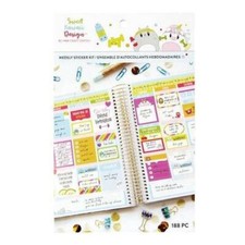 Sweet Kawaii Design Planner Stickers Book Strong Fit Weekly Kit Craft Smith