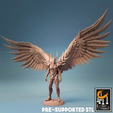 Dark Angel Miniature D&D DnD Pathfinder RPG