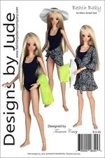Beach Baby Doll Sewing Pattern for 60cm Smart Doll Dolls